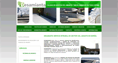 Desktop Screenshot of desamianta.com